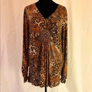 **2/$20** Rafaella V-neck - size XL
